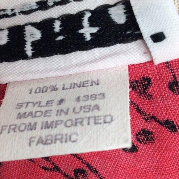 HABITAT Tank Dress Womens Size Large 100% Linen Sleeveless Sundress Floral - Picture 9 of 10